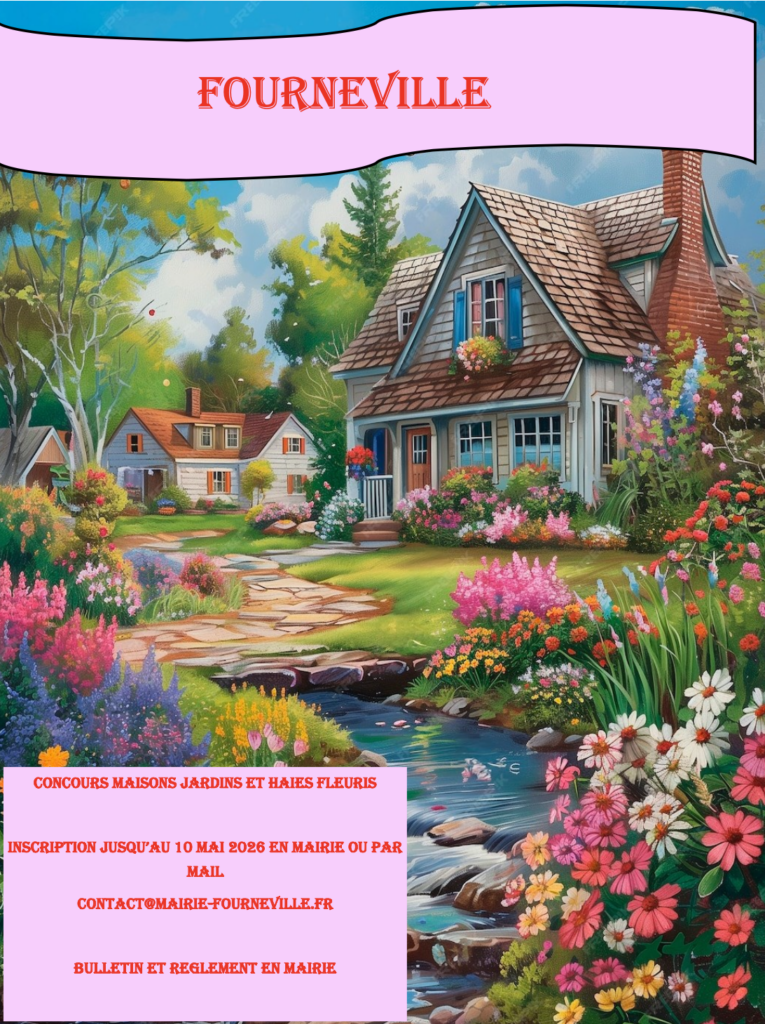 Flyers concours maisons fleuries 2026