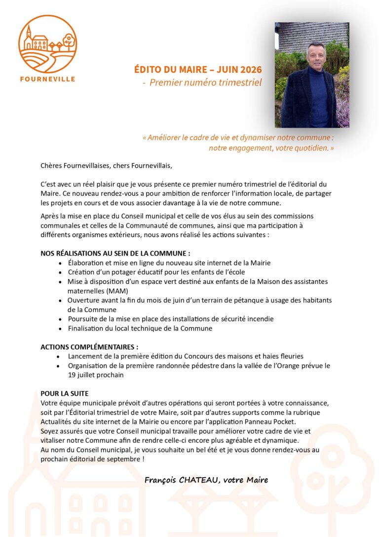 Éditorial n°1